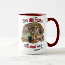 Öl och Pizza med Joe och Jan - Mugg