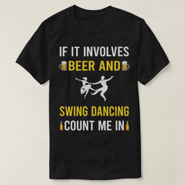 Öl- och svingdans t shirt (Design framsida)