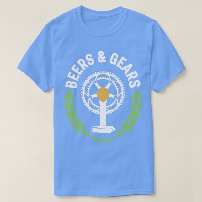 Öl och växlar Cyklist 2 T Shirt (Design framsida)