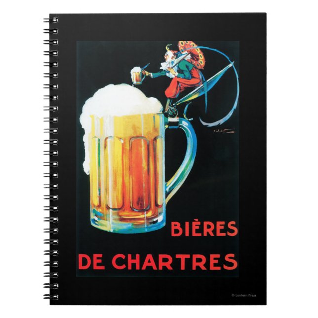 Öl of Chartres Promotional Poster Anteckningsbok Med Spiral (Framsidan)