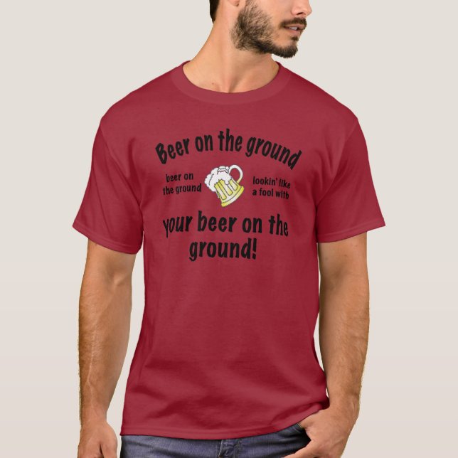 Öl på det slipat! t shirt (Framsida)