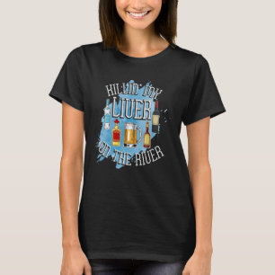Öl på en Bra dag att dricka på en dryck T Shirt