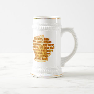 ÖL på språk mugg - välj stil & färg