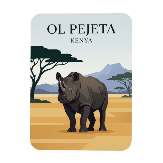 Ol Pejeta Conservancy Kenya Magnet (Vertikal)