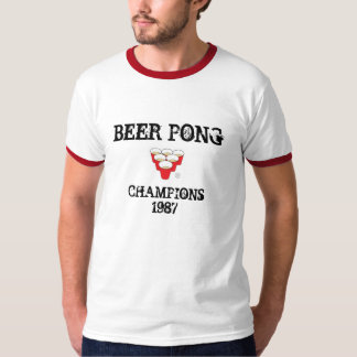 Öl Pong kämpar för 1987 Tee