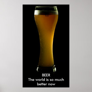 Öl poster med text
