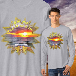 Öl & Puerto Sunset Beach 1739 T Shirt