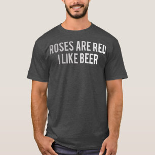 Öl ro är rött Jag gillar öl 5 T Shirt
