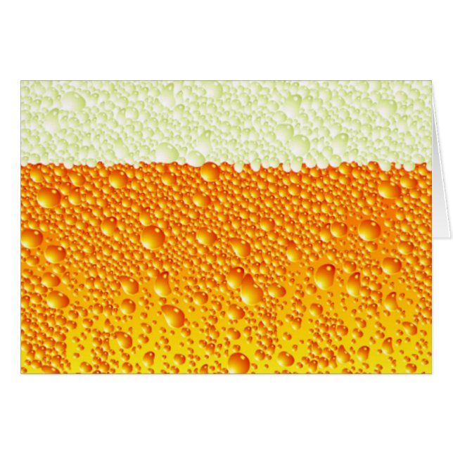 öl snobb hälsningskort (Framsidan Horizontal)