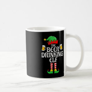 Öl som dricker Elf Matching Family Group jul Kaffemugg