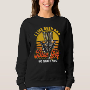 Öl som dricker Party Stupid Träd Frisbee Golfer Di T Shirt