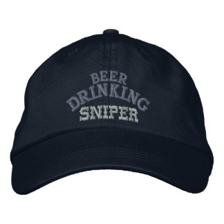 Öl som dricker sniper Hat Broderad Keps