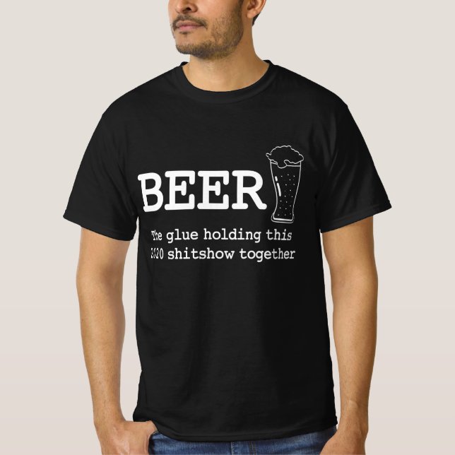 Öl som håller 2020-skalet tillsammans t shirt (Framsida)