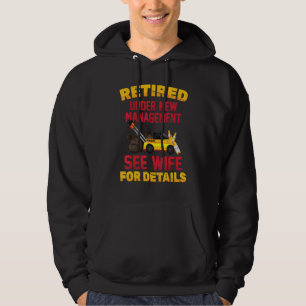Öl som har blivit pensionerad inom ramen för den n hoodie