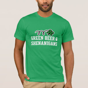 Öl & ståhej för skjorta   för st patricks day  t-shirt
