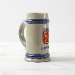 Öl Stein med den finlandssvenska vapenskölden Sejdel