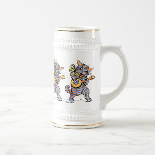 Öl Stein: Musikaliska katter av Louis Wain Sejdel