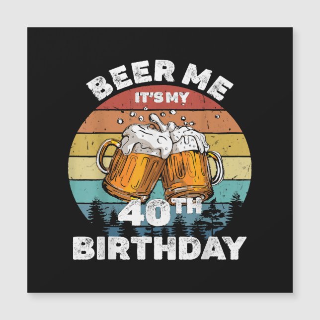 Öl till mig, det är min 40-årsdag (Framsida)