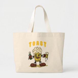 Öl Toast Maskot Jumbo Tygkasse