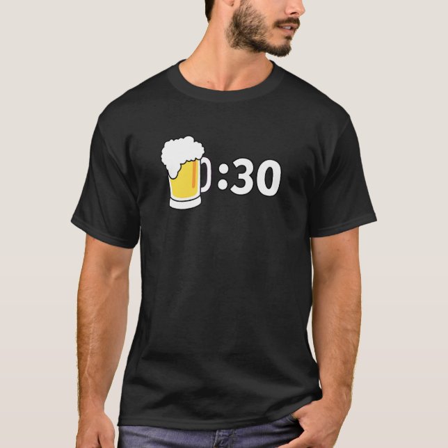 Öl trettio  Öl  Glad timme T Shirt (Framsida)