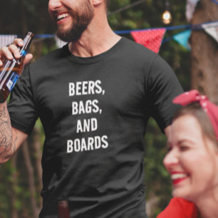 Öl-väskor och -skivor Maj Hål-spel T Shirt