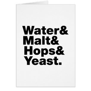 Öl = Vatten & malt & Skutt & jäst. Kort