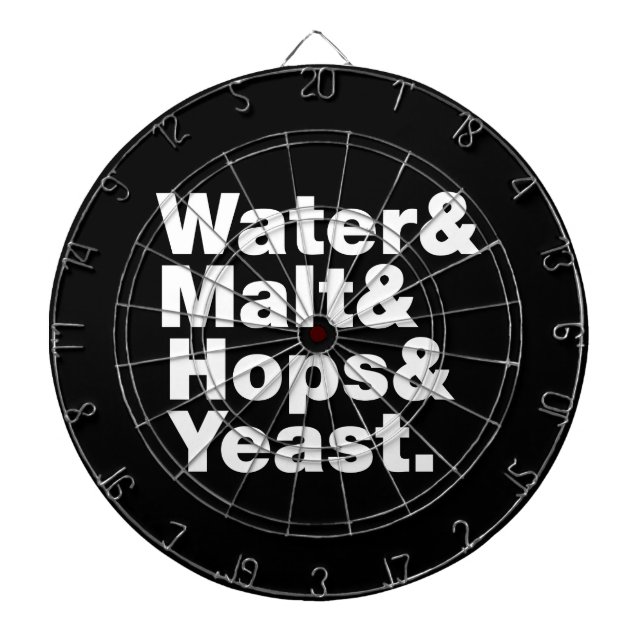 Öl = Vatten & malt & Skutt & jäst. Piltavla (Framsidan)