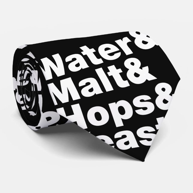 Öl = Vatten & malt & Skutt & jäst. Slips (Rullad)