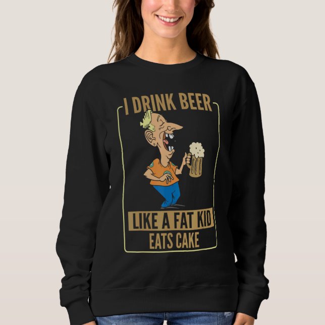 öl, vin, bryggeri, öl dryck t shirt (Framsida)
