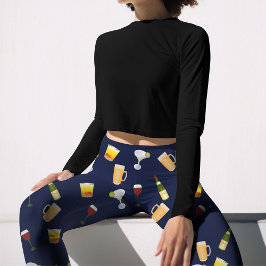 Öl, Vin och Margarita Leggings