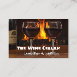 Öl Vin & Spirits Affärskort. Visitkort