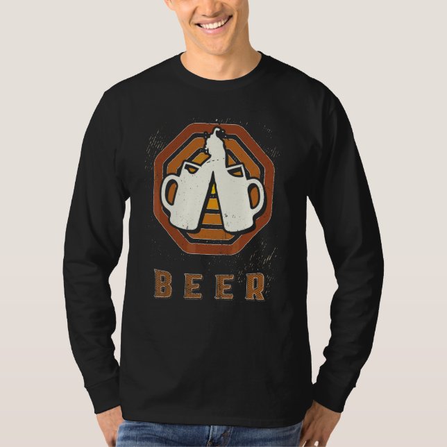 Öl Vintage Retro Klassisk Kärlek T Shirt (Framsida)