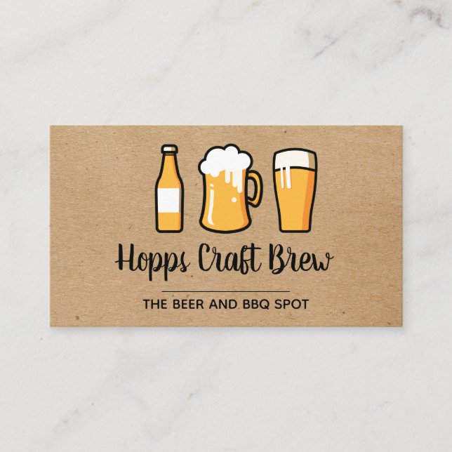 Öl Visitkort (Framsida)