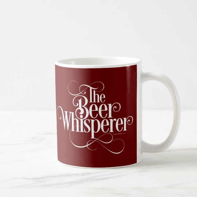 Öl (vit) kaffemugg (Höger)