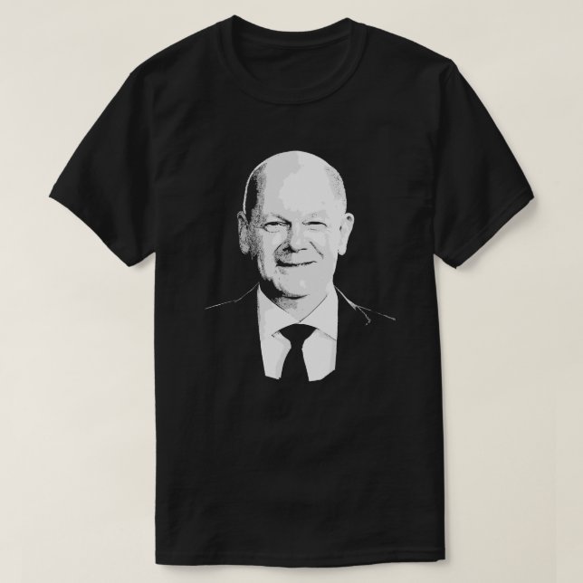 Olaf Scholz T Shirt (Design framsida)