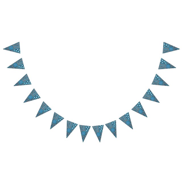 Öläger Aboriginal Art Bunting Vimplar (Alla)