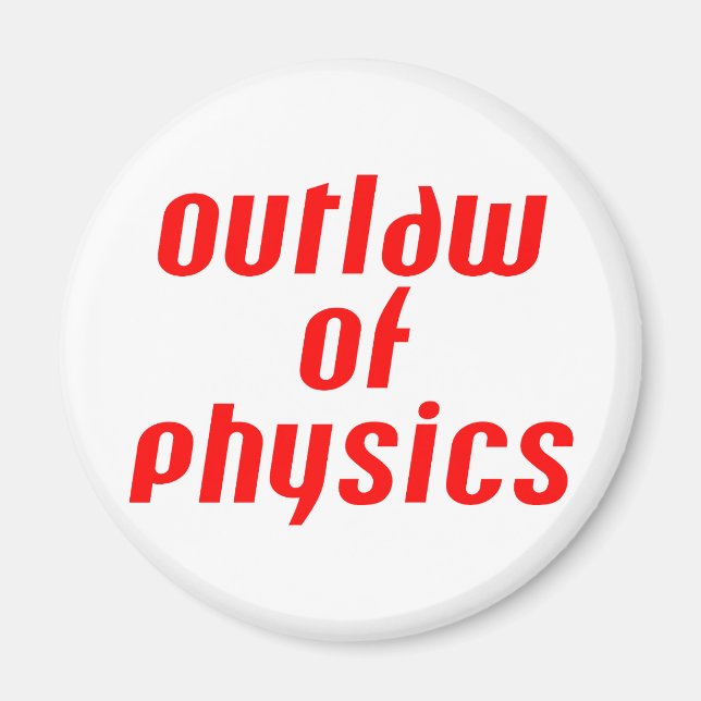 Olaglig fysik - röd magnet (Framsidan)