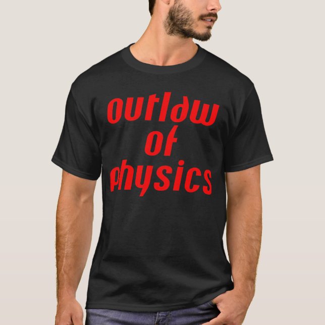 Olaglig fysik - röd t-shirt (Framsida)