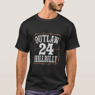 Olaglig Hillbilly 2024 Västern Trump Vance 2024 T Shirt