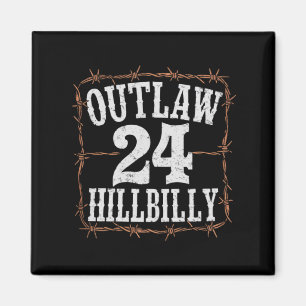 Olaglig Hillbilly 2024 Western Trump Vance 2024 Magnet