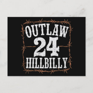 Olaglig Hillbilly 2024 Western Trump Vance 2024 Vykort
