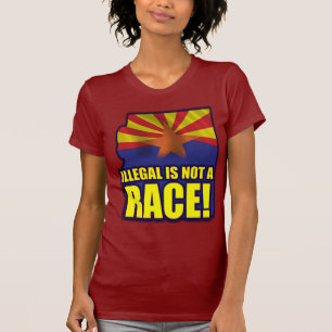 Olaglig inte är en tävling tee shirt
