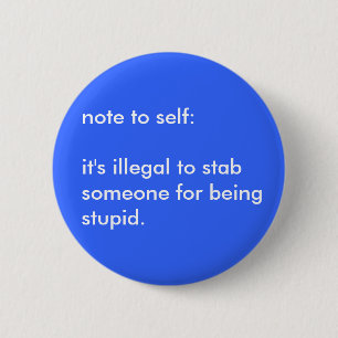 Olaglig Stabbing Knapp