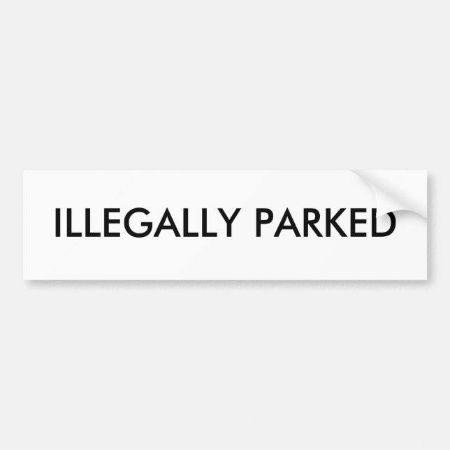 OLAGLIGT PARKERAT BILDEKAL (Framsidan)