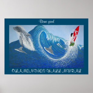 Olamensis wall mural bone poster