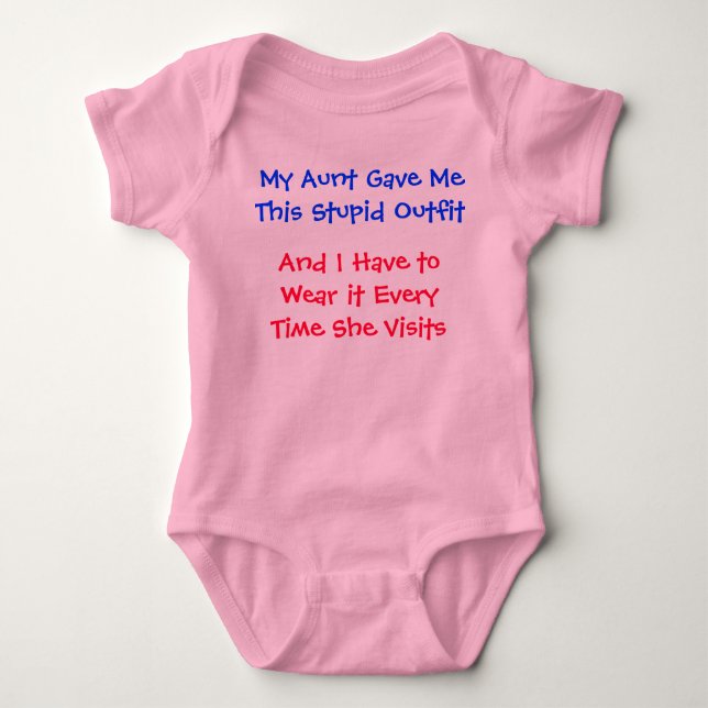 Olämplig Baby T Shirt (Framsida)