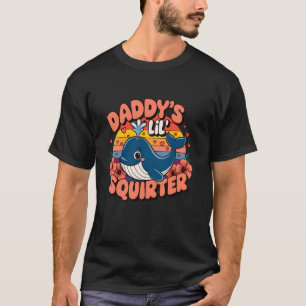Olämplig fin Pappor Lil Squirter Blue Whal T Shirt