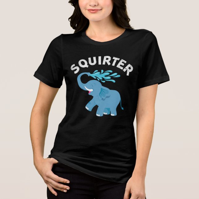 Olämplig fräckt ekorrering för kvinnor t shirt (Framsida)