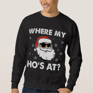 Olämplig Naughty Julfusk Julafton Där är Lång Ärmad Tröja
