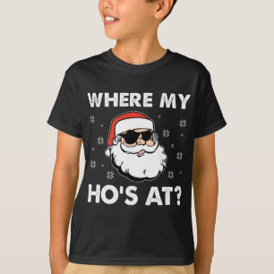 Olämplig Naughty Julfusk Julafton Där är T Shirt